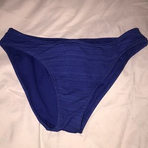 Roxy textures blue bikini bottom